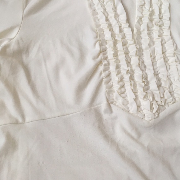 White ruffled blouse - Picture 4 of 4